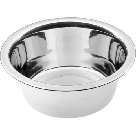 Ferplast ORION Gamelle en acier inoxydable. 6 tailles. Variante KC 52 - Mesures: Ø 14 x h 5.4 cm - 0.5 L -