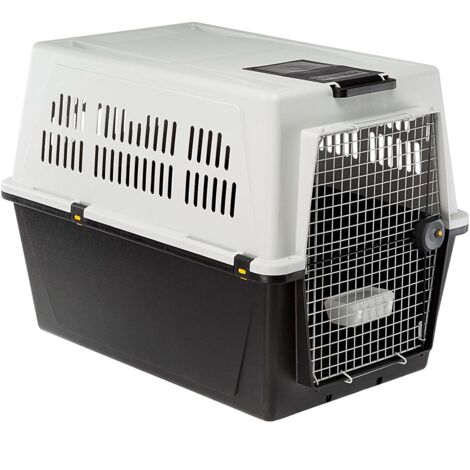 Ferplast ATLAS 70 Transport pour chiens de grande taille. Variante ATLAS 70 - Misure: 68.5 x 101 x h 75.5 cm - Gris (1/5)