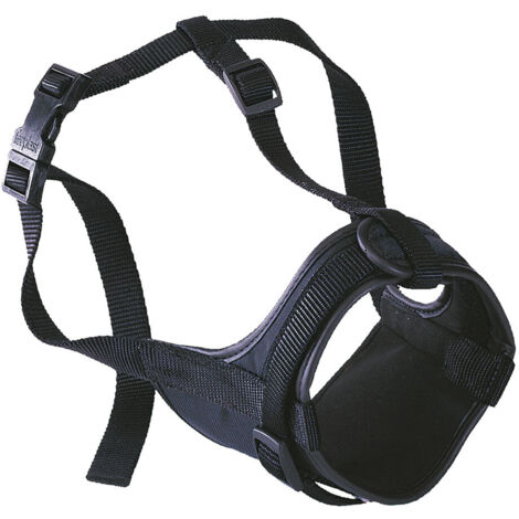 Ferplast SAFE BOXER Muselière rembourrée et réglable pour chiens à museau court. Variante SAFE BOXER - Misure: A: 50-80 cm B: 20-30 cm C: 10 cm -