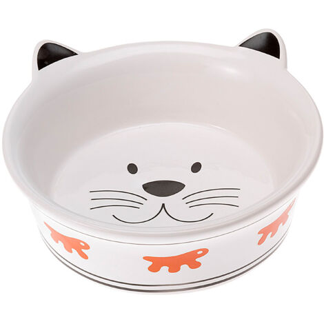 Ferplast VENERE Gamelle en céramique émaillée pour chats. Variante MEDIUM - Misure: Ø 14 x h 5 cm - 0.3 L -