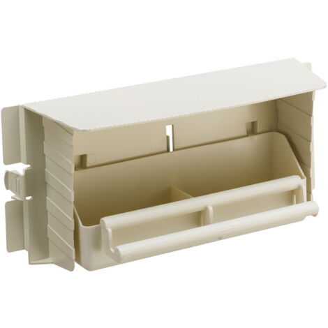 Ferplast BRAVA 6 Mangeoire rotative en plastique pour volières . Variante BRAVA 6 - Misure: 28.5 x 10 x h 13 cm -