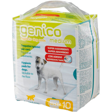 Ferplast GENICO MEDIUM Tapis hygiénique pour chiens en matériau super absorbant. Taille Medium.. Variante GENICO MEDIUM - Misure: 60 x h 60 cm -