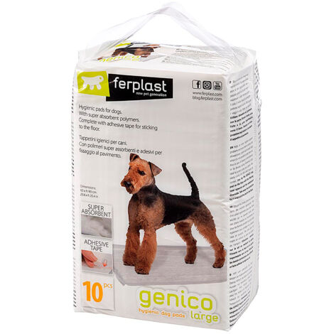 Ferplast GENICO LARGE Tapis hygiénique pour chiens en matériau super absorbant. Taille Large.. Variante GENICO LARGE - Misure: 60 x h 90 cm - (1/3)