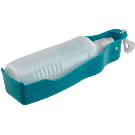 Ferplast Abreuvoir de voyage Gourde de voyage pour chiens et chats . Variante PA 5508 - Misure: 29.5 x 7.8 x h 7 cm - 0.75 L - Bleu