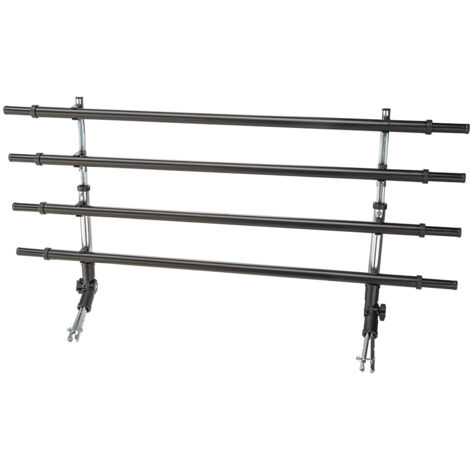 Ferplast DOG CAR SECURITY Séparation universelle pour voiture à fixer aux appuis-têtes. Variante DOG CAR SECURITY - Misure: Min: 82 x 6 x h 32 cm - Max: 141 x 6 x h 43 cm - Noir (1/9)
