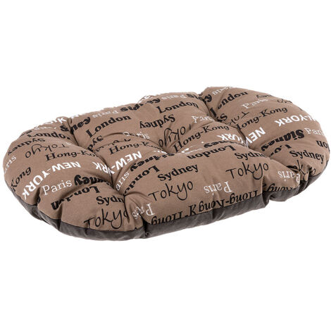Ferplast RELAX C Coussin en coton avec rembourrage doux. Diverses mesures.. Variante 100/12 - Misure: 100 x 63 cm - Marron
