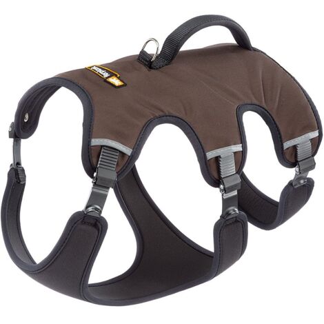 Ferplast ERGOTREKKING P Harnais pour chien ergonomique anti-évasion et réfléchissant. Six fermetures avec micro-ajustement.. Variante LARGE - Misure: A: 50-60 cm B: 70-80 cm C: 60-70 cm L 28.5 cm - M