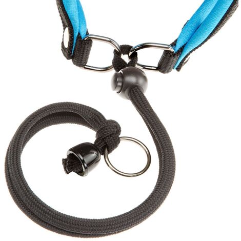 Ferplast AGILA FLUO 1-2 Harnais ergonomique pour chiens avec rembourrage moelleux. Fermeture avec cordonnet.. Variante 2 - Misure: A=B 32-50 cm 15 mm - Bleu