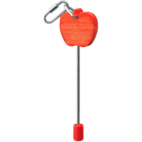 Ferplast PA 4328 Porte-fruits à oiseaux en bois et métal. Variante PA 4328 - Misure: 4.5 x 1 x h 20 cm - Coloris assortis (1/4)
