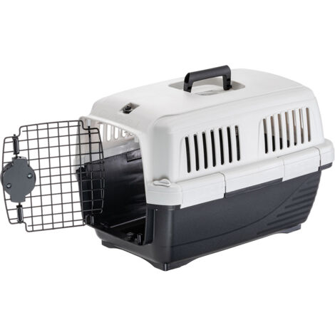 Ferplast CLIPPER  Cage de transport pour chats et petits chiens. Variante 1 - Misure: 50 x 33 x h 32 cm -