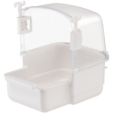 Ferplast RIO 3 Bain pour oiseaux, perruches et petits perroquets. Variante RIO 3 - Misure: 23 x 19 x h 22 cm - Coloris assortis (1/4)