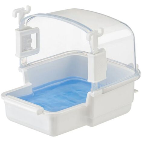 Ferplast RIO 2 Bain pour oiseaux, perruches et petits perroquets. Variante RIO 2 - Misure: 19 x 15 x h 15 cm - Coloris assortis