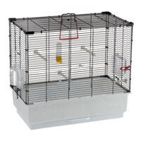 Cage à canaris - FERPLAST - PIANO 4 - 59 x 33 x 55 cm - Noir