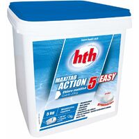 Chlore 5 actions en sachet hydrosoluble Maxitab 5 kg - HTH