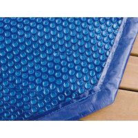 Bâche à bulles pour piscine bois SunWater 3,00 x 4,90 m - Ubbink - Bleu
