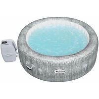 Spa gonflable Lay-Z-Spa Honolulu rond Airjet 4/6 places - Bestway - Gris
