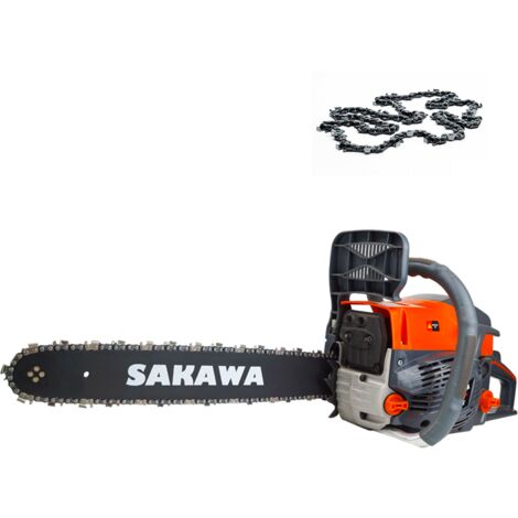 Motosierra Gasolina 58cc 18" + Cadenas