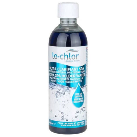 Ultra clarifiant pour spa et jacuzzi – Action rapide – Élimine graisses et résidus – Améliore filtration – 485 ml – Lo-Chlor