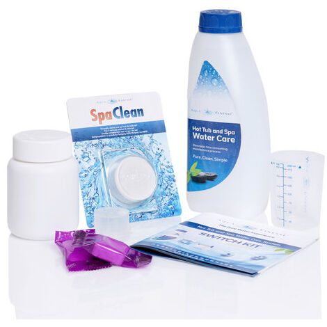 Kit de traitement pour spa – Élimine le biofilm – Eau propre et cristalline – Entretien simplifié jusqu'à 6 semaines – Aquafinesse (1/6)