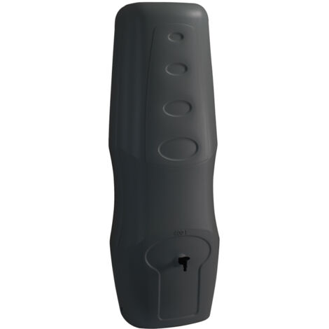 Récupérateur d'eau de pluie 400 litres – Design profilé pour petits espaces – Fixation murale incluse – Résistant aux UV – Bellijardin
