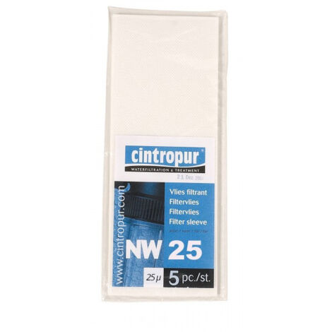 Lot 5 tamis filtrants 131/25 25 microns CINTROPUR