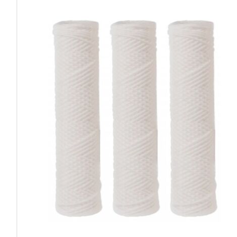 Orion – Lot de 3 cartouches filtrantes ultra-filtration 1 micron – Élimination particules fines – Débit 1500 L/h – Compatible avec systèmes Leroy Merlin