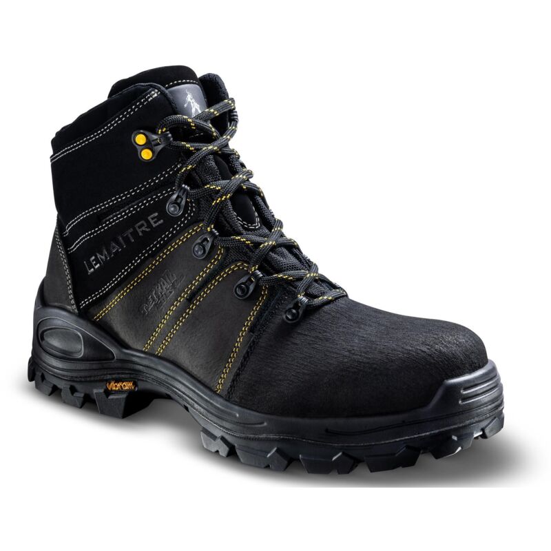 Chaussures Sécurité Lemaitre TRANSALP S3 - Cuir 2.0mm - Embout Composite 200J - Semelle Anti-dérapante