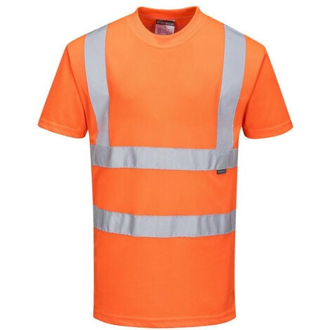 HI VIS/Viz haute visibilité Orange ou Jaune Polo Shirt Sécurité Réfléchissant 