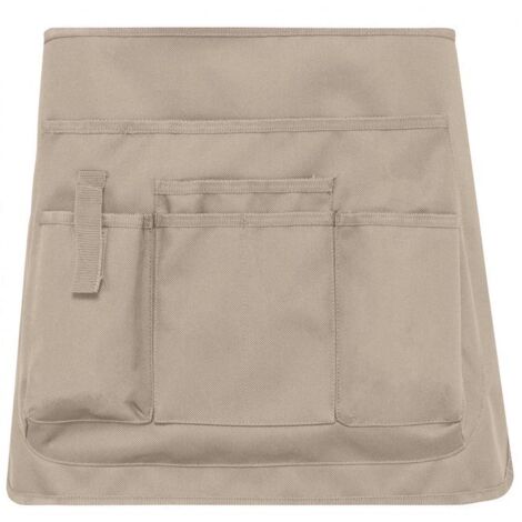 Tablier De Jardinage FELCO 490 - Cuir Buffle Et Toile - Poches Multiples (sécateur, Portable, Etc.) - Sangles Réglables Cou Et Hanches