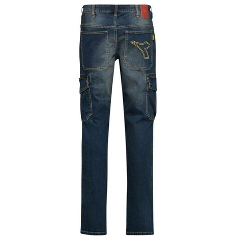 Pantalon de travail en jean STONE PLUS DIRTY WASHING bleu T42