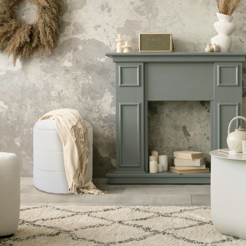 Fazzoletto Da Taschino Uomo 2 In 1 – Pouf Rotondo In Raso Nero, Rifiniture Bianche - Foto 4