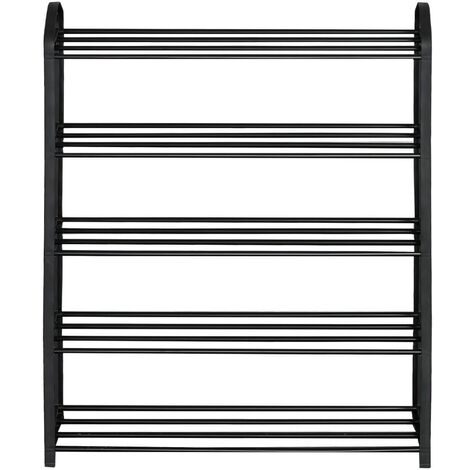 Scarpiera Estensibile Fentar | 3 Ripiani Acciaio | Regolabile 43-78cm | Per 6-12 Paia Scarpe