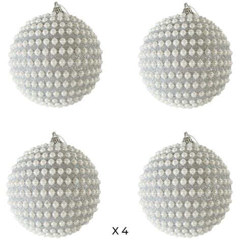 Heitmann Deco Set di 30 palline per albero di Natale, in plastica