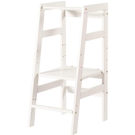 Torre Montessoriana Rebecca Mobili Zalina 90x40x49 Pino  Bianco  Scandinavo