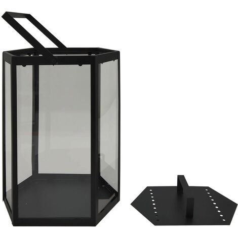ANAPO - Set van 2 tuinstoelen - Zwart - IJzer - Beliani