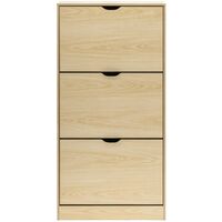 Rebecca Mobili Mobile Scarpiera Porta Scarpe MDF Beige Compatto per 12 Paia