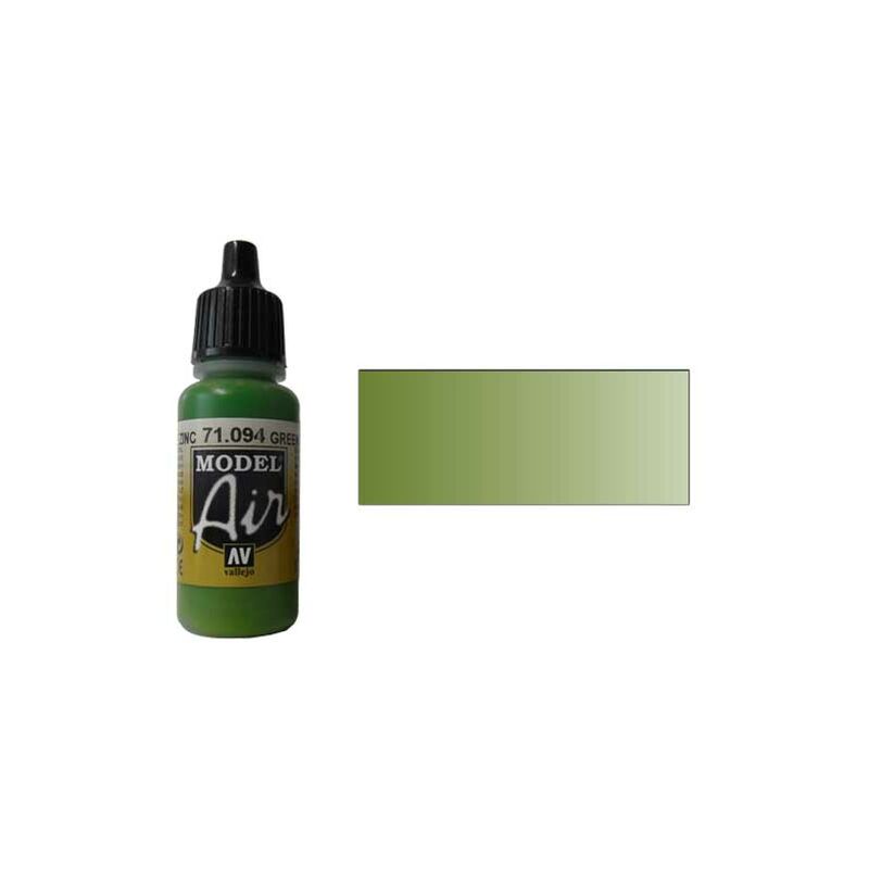 Airbrush Farbe Model Air Vallejo 71.094 Verde Zinc Green Zinc Chromate