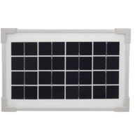 AgoraTec® Solar Bachlauf Pumpen Set mit Akku und LED Licht AT3.5W