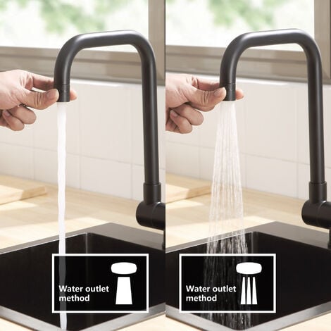 Robinet de cuisine Mitigeur avec douchette extractible flexible