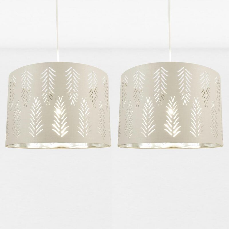 White cut best sale out lampshade