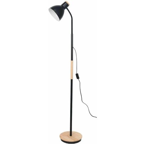 Black floor reading best sale lamp