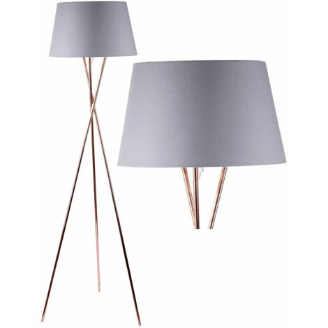 Copper tripod table sales lamp