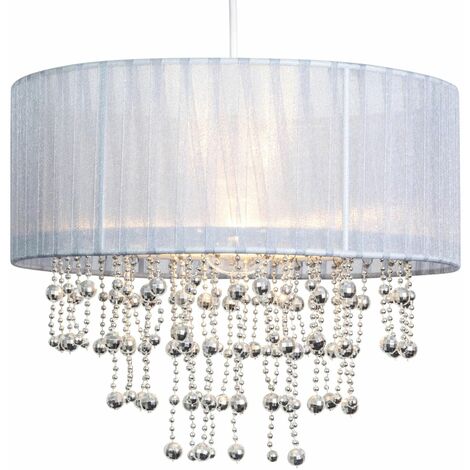 Grey beaded light deals shade