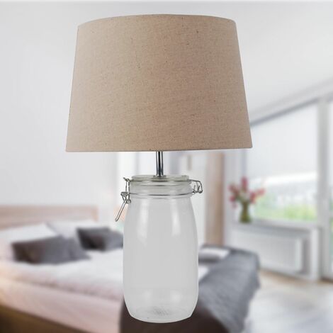 Fillable jar online lamp