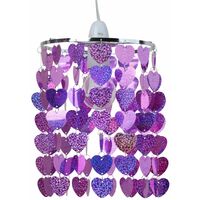 Pink Sparkly Heart Easy Fit Light Shade