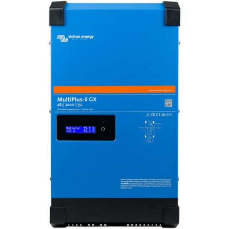 Victron – Onduleur MultiPlus-II 48/3000W 230V – Alimentation ininterrompue – Gestion à distance – Compatible avec chargeurs solaires