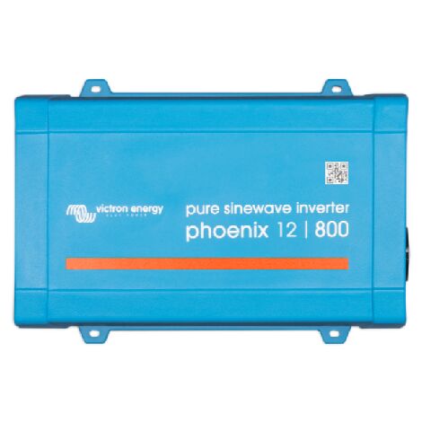 Victron – Onduleur 800VA 12V – Convertisseur pur sinus 230V – Rendement 91-94% – Câblage 16mm² recommandé – Fusible 100A