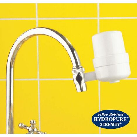 Filtre à eau SERENITY pour robinet (avec cartouche Serenity) - HYDROPURE  Qualité de l'eau et l'air
