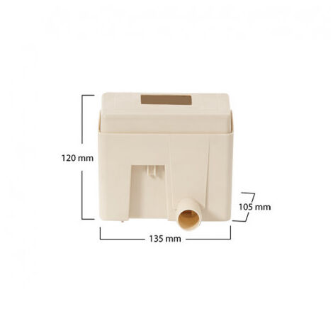 Collecteur eau de pluie carré Sable QUATTRO - GARANTIA