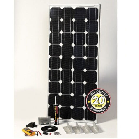 ANTARION BLACK BOOSTER Kit Panneau Solaire 140W MPPT Haute Performance